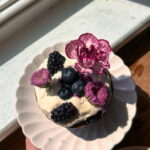 Lavender Vanilla Triple Berry Cake